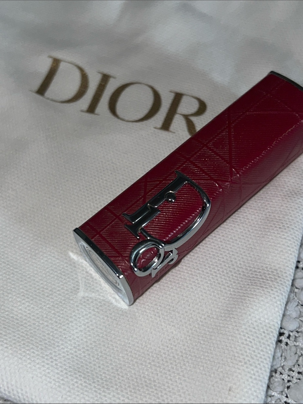 Dior Beauty Mini Drawstring Bag,Dior Addict Lipstick Case & Dior Diffuser Stone - Picture 6 of 8